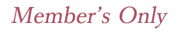 Member's only